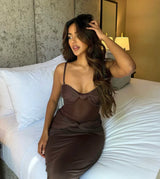 Zola | Detachable Straps Maxi Dress