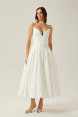 Lorelei | Corset Midi Dress