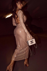 Coraline | Sequins Midi Dress