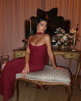 Aniyah | Strapless Bodycon Maxi Dress