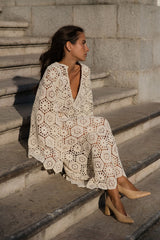 Alara Crochet Maxi Dress