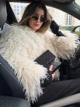 Dream | Long Sleeve Fur Coat