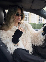 Dream | Long Sleeve Fur Coat