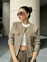 Megan | Vintage Cropped Jacket