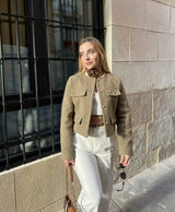 Megan | Vintage Cropped Jacket