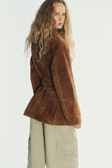 Elara Suede Blazer
