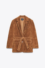 Elara Suede Blazer