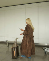 Aria Suede Trench