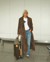 Aria Suede Trench